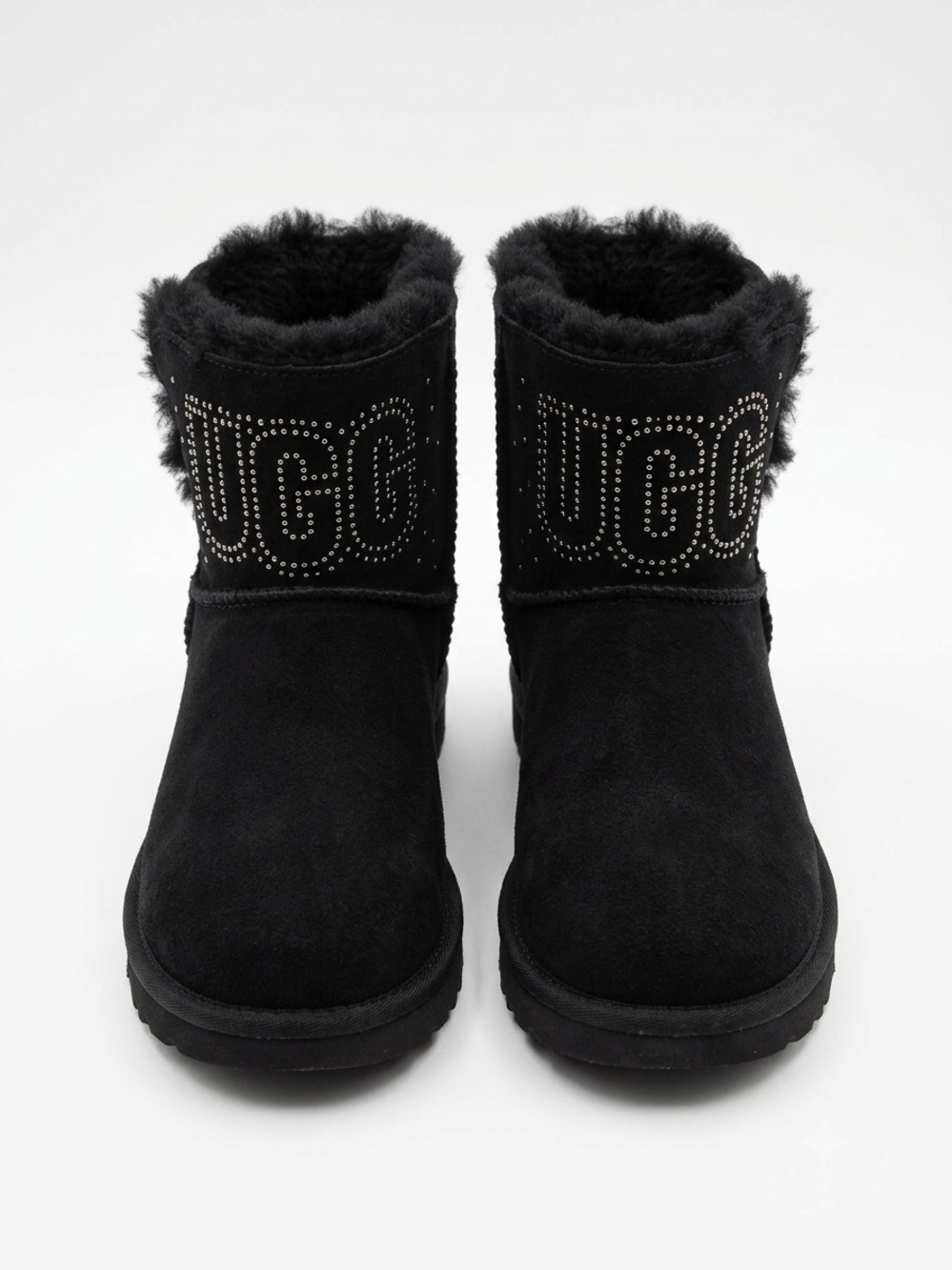 UGG Black Classic Gem Mini Boots Size 8